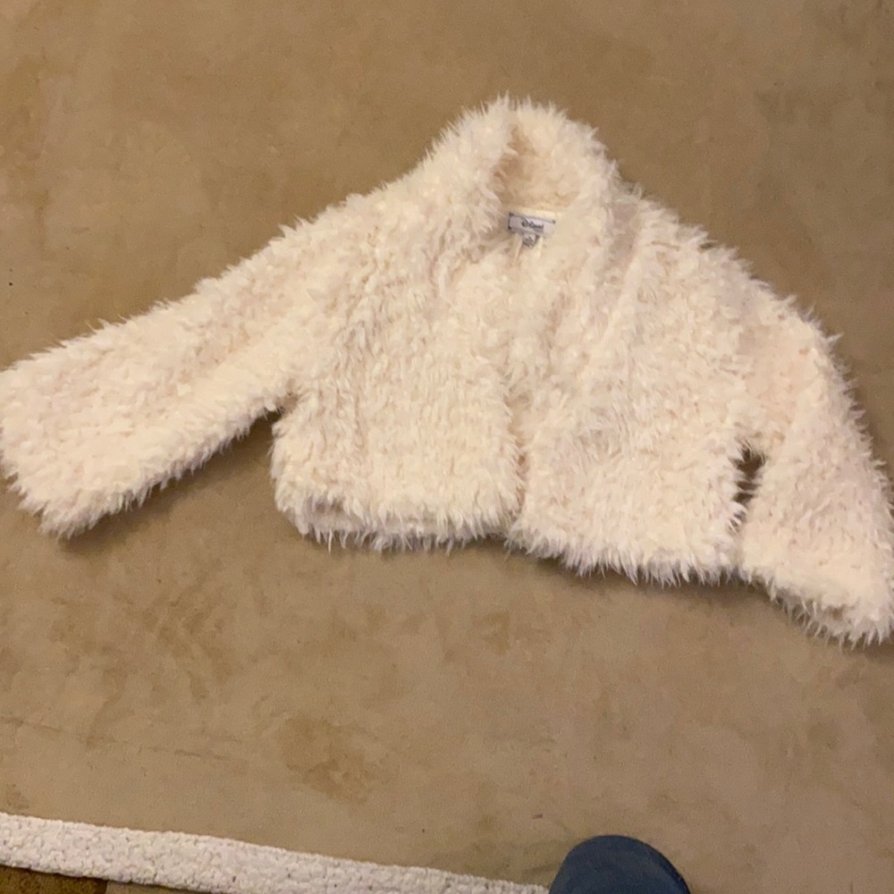 Girls Fluffy Sweater